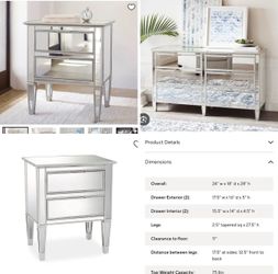 Nightstands and dresser