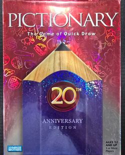 Pictionary The Game of Quick Draw 20th Anniversary Edition