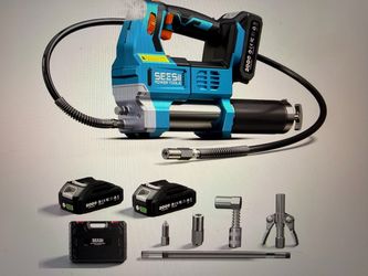 Brand new Grease Gun Electric 12000 PSI, 6-Speed, Blockage Alert, 48" Hose