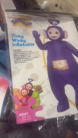 Teletubbies inflatable costume purple