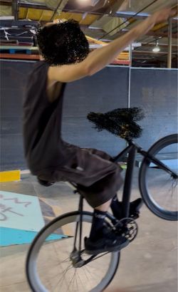 Fixed gear wheelie bike