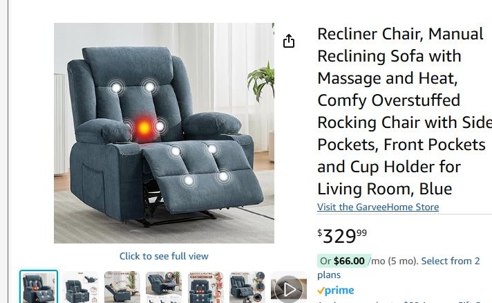Recliner Chair New In Box