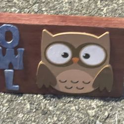 Owl Wood Block