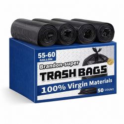 [NEW] 55-60 Gallon / 50 Count Trash Bags