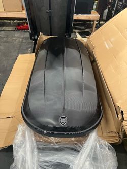 Black Carbon Fiber Style Rooftop Cargo Box