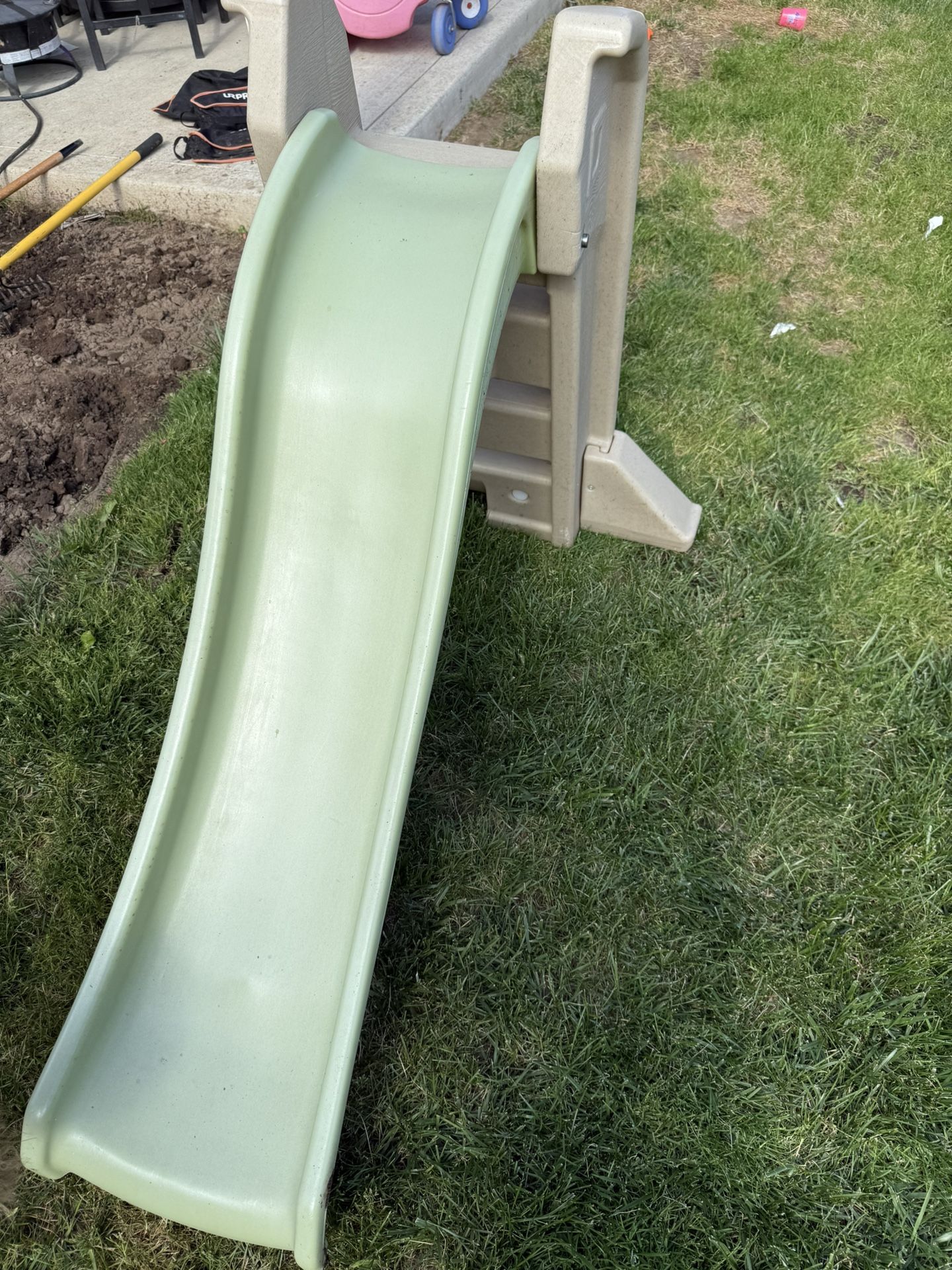 Large Step Two Green Slide