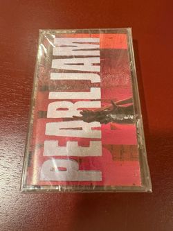 Pearl Jam Sealed Ten Cassette Rare Hard to Find