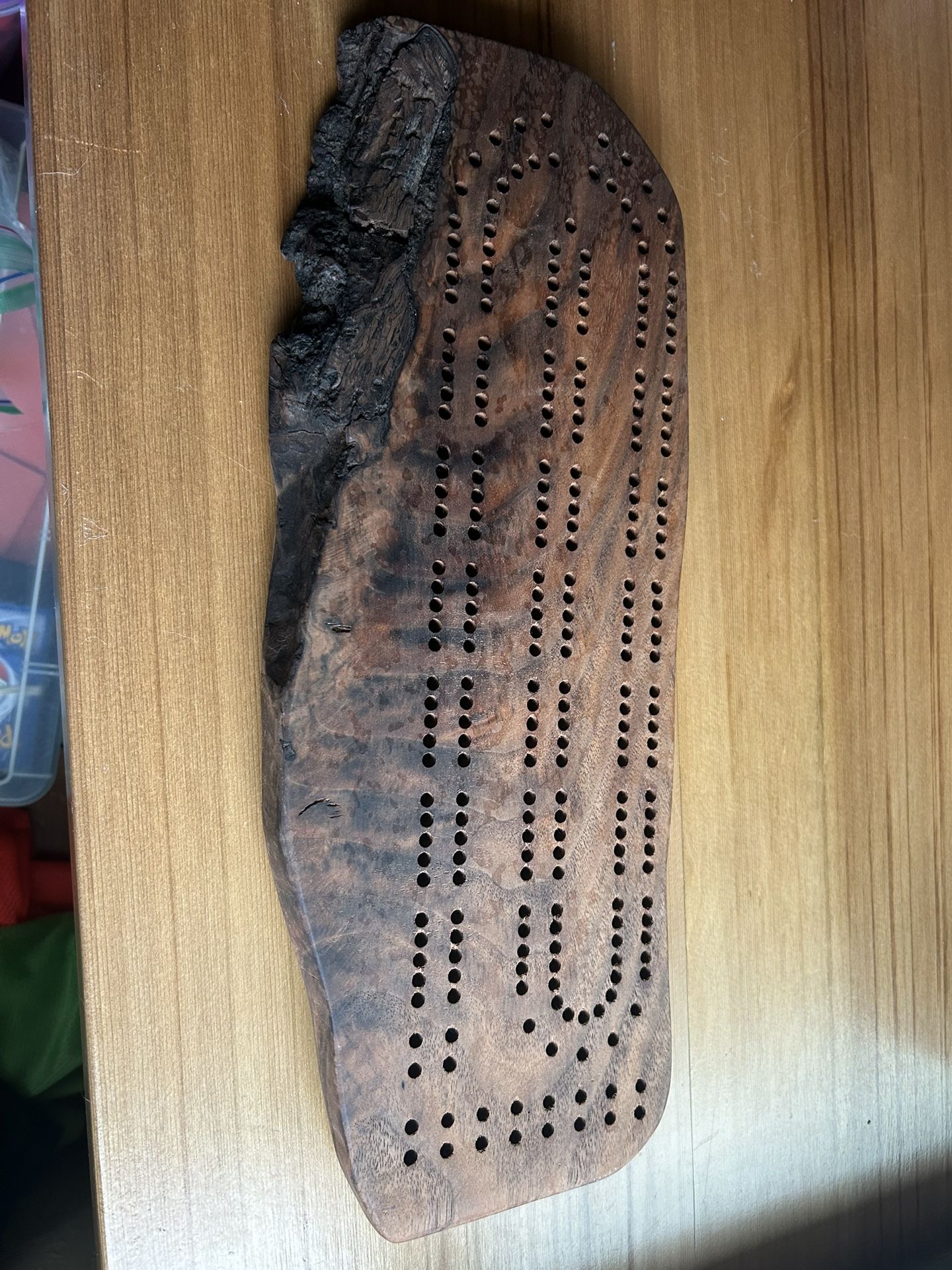 Custom Black Walnut Cribbage Board