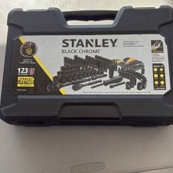 Stanley Black Chrome 123 Pcs Used Once 