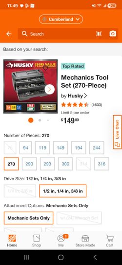 Brand New Husky Tool Set
