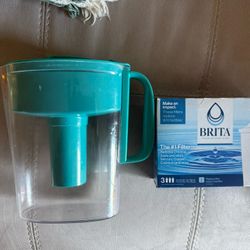 Brita Water Pitcher With Water filters (8 Filters) 