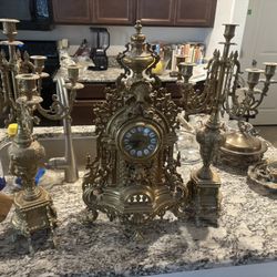 Brass Gamiture Set 