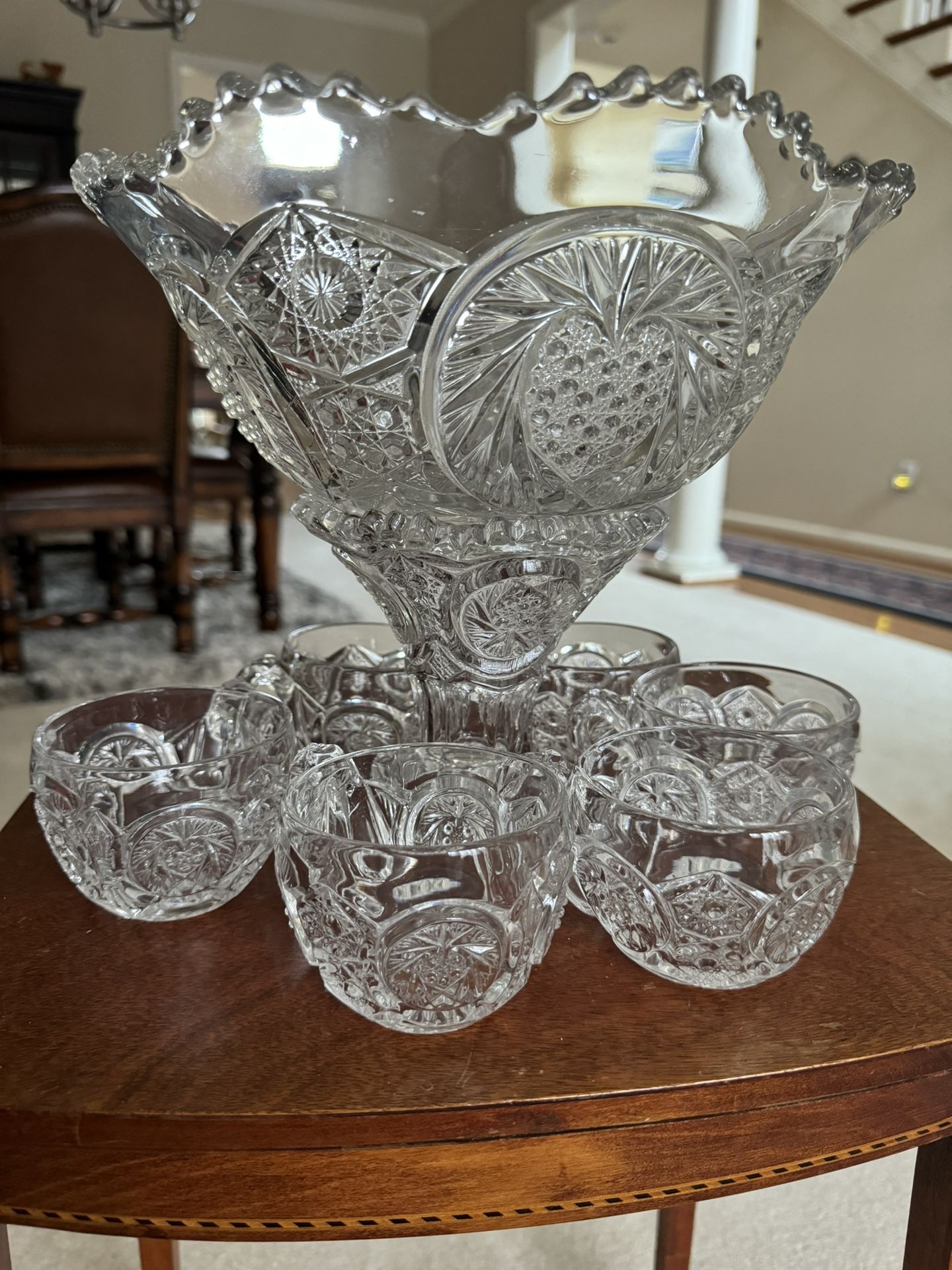 Vintage Punch Bowl Set