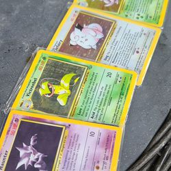 Vintage Base Set Pokemon Cards