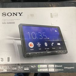 Sony XAV-AX8000 apple car play flooring screen radio 