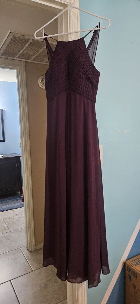 Levkoff Dress Size 2 Halter Plum