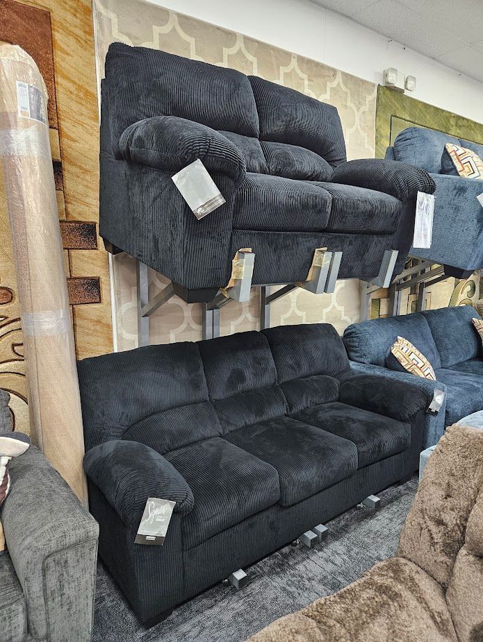New in stock Ashley simplejoy sofa loveseat livingroom 2pc sofa set special