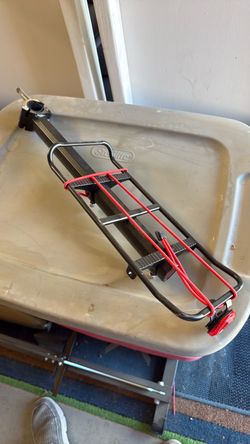 Aluminum seat, post rack for a bike