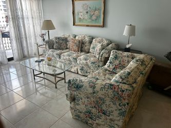 Sofa and loveseat