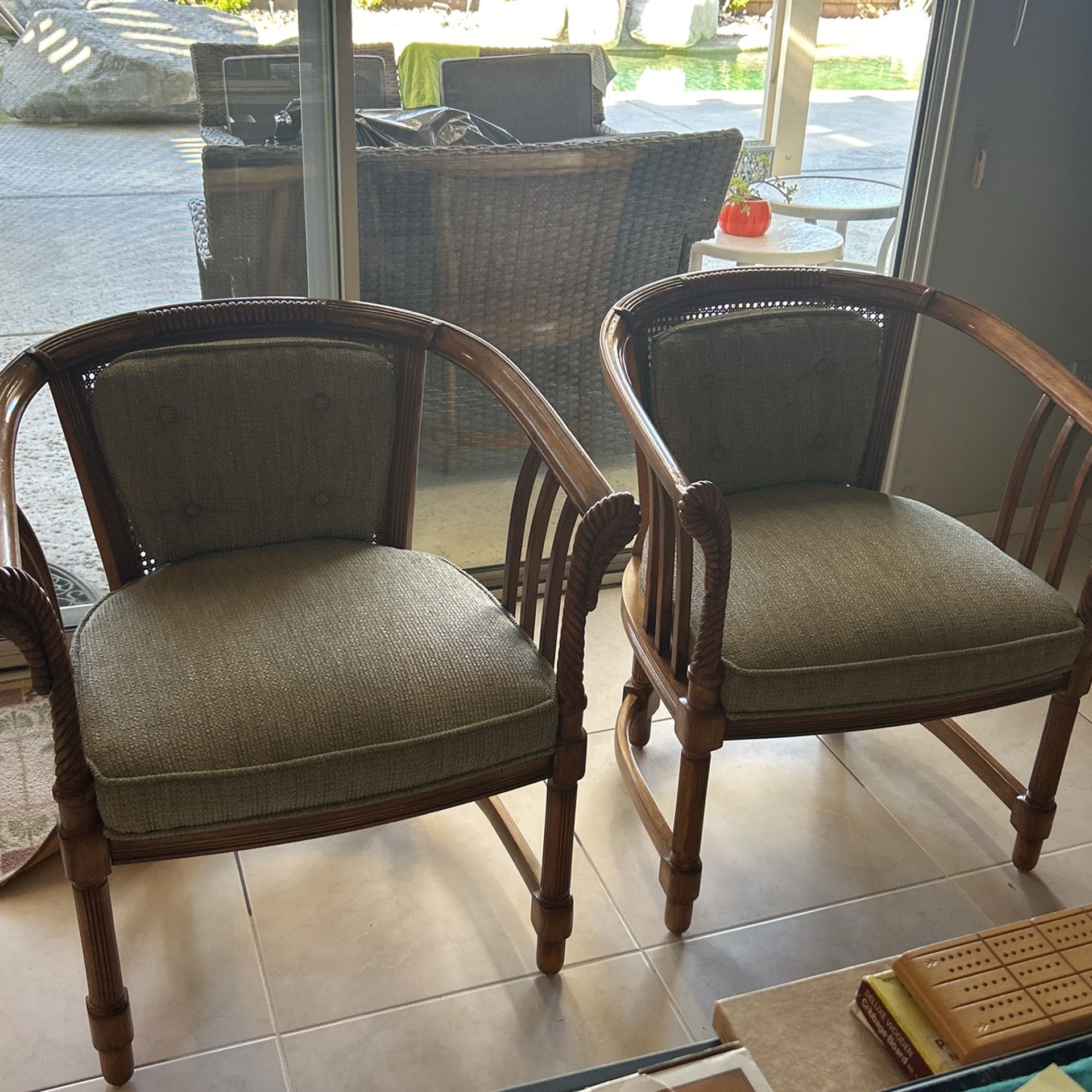 Two Cane Chairs - Priced To Sell