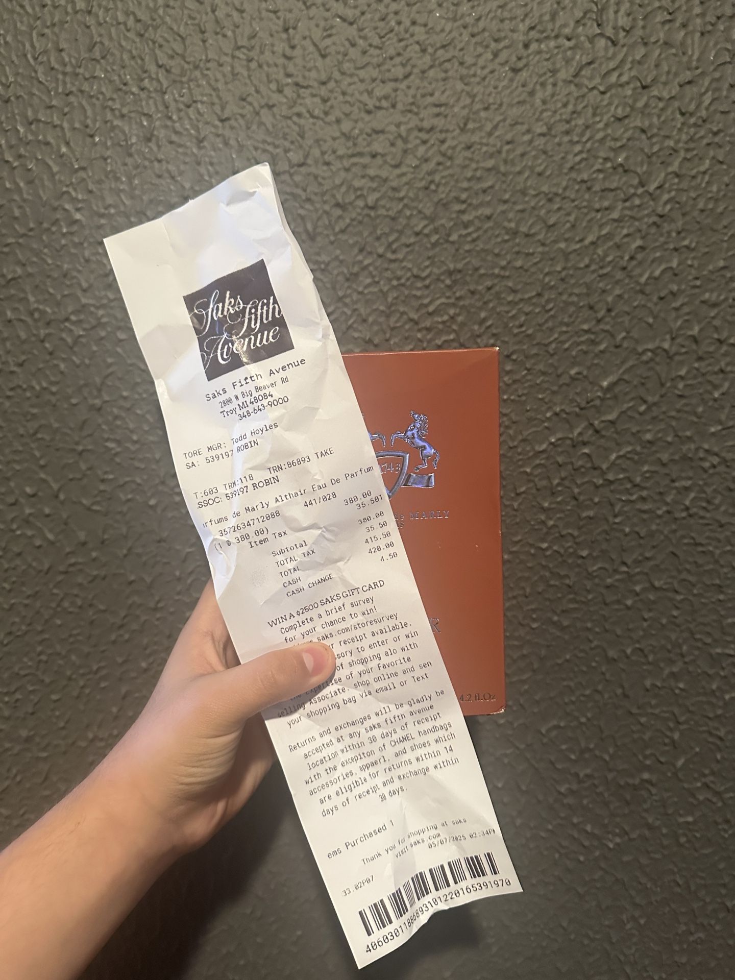 Perfume De Marley Althair