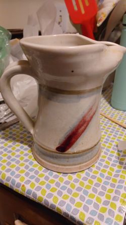 Handmade Stoneware Ceramic Pitcher