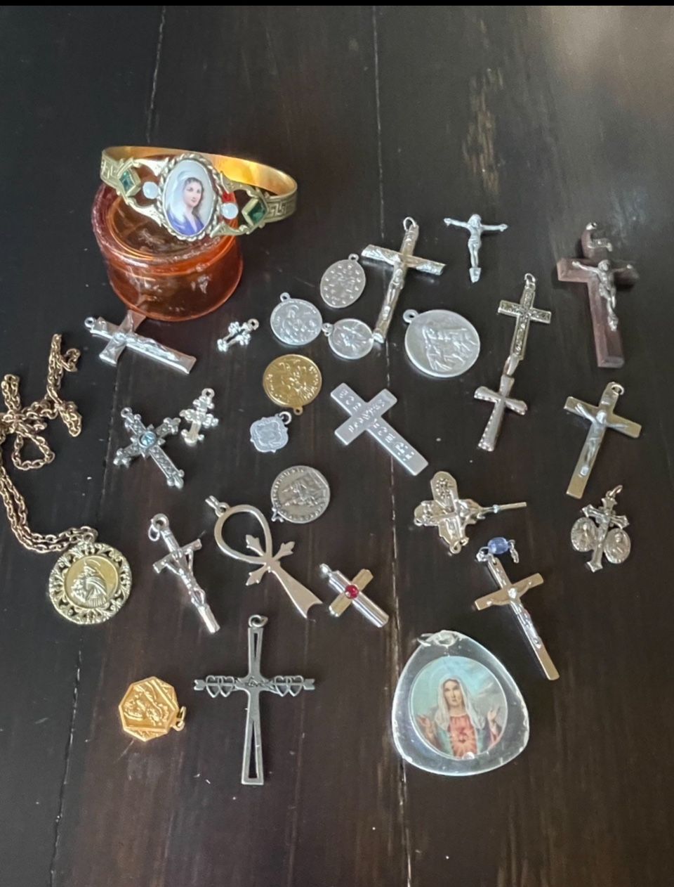 Cross Charms Necklaces and Religious Medals