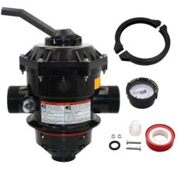 262506 1-1/2"Inch 6-Way Clamp Style Valve Compatible with Pool & Spa Sand Filter