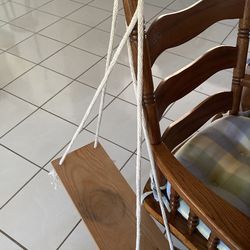 Home Made Wooden Swing