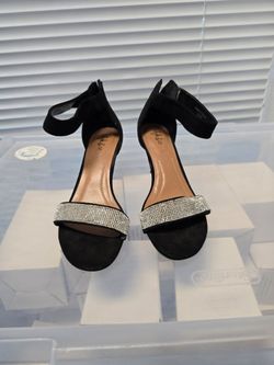 Glitter high heel