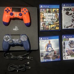 PlayStation 4 Slim 500GB With Games 