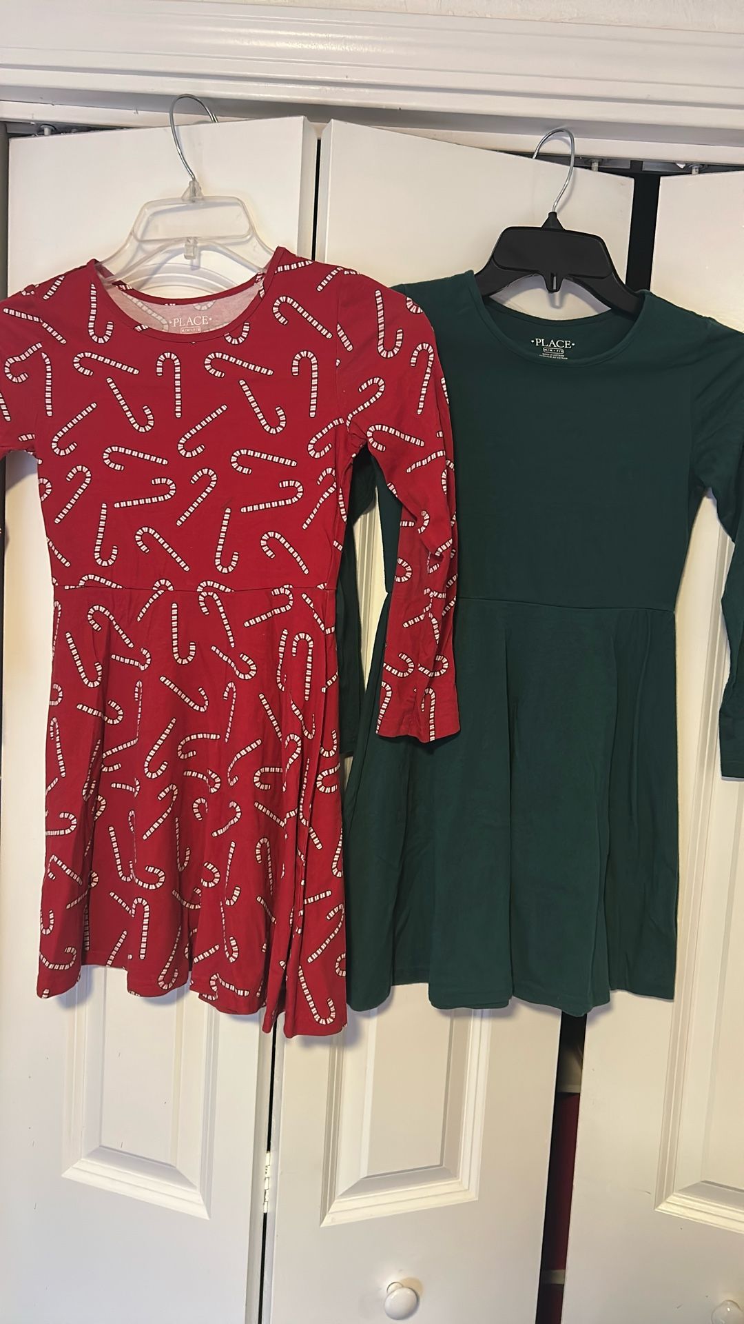Girls Long Sleeve Christmas Dresses Sz 7/8