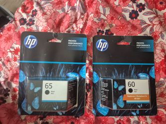 Hp black ink 65 and 60
