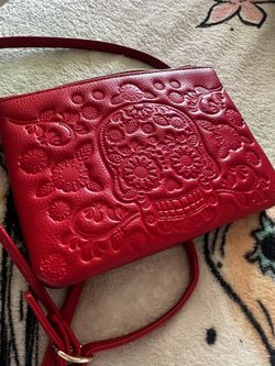 Loungefly Red Skull Purse Coin Purse