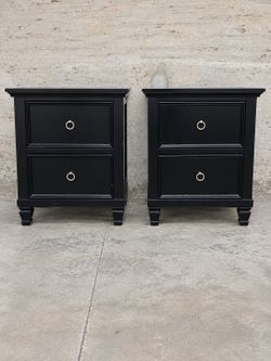 2-Drawer Nightstands - Set of 2