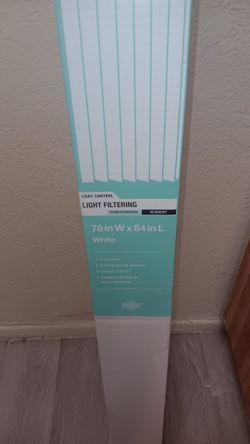78 inch W x 84 inches L Vertical Blind
