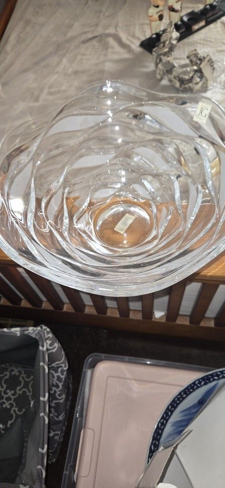Crystal Bowl 12 Inch Brand New Never Used