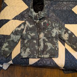 Blue Polo Ralph Lauren Size 10-12 Boy Puffer Jacket 