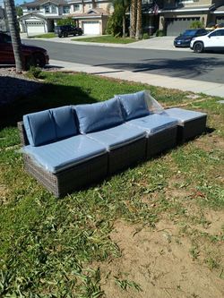 Mix match outdoor patio furniture set