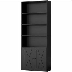 Black 70 inch Bookshelf