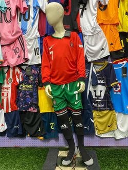 Ronaldo Portugal Long Sleeve Kids Set 