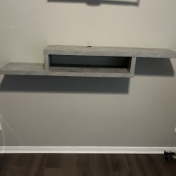 Grey Floating Shelf 