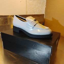 NIB DKNY Ivette Dress Loafer 7.5 7 1/2 White