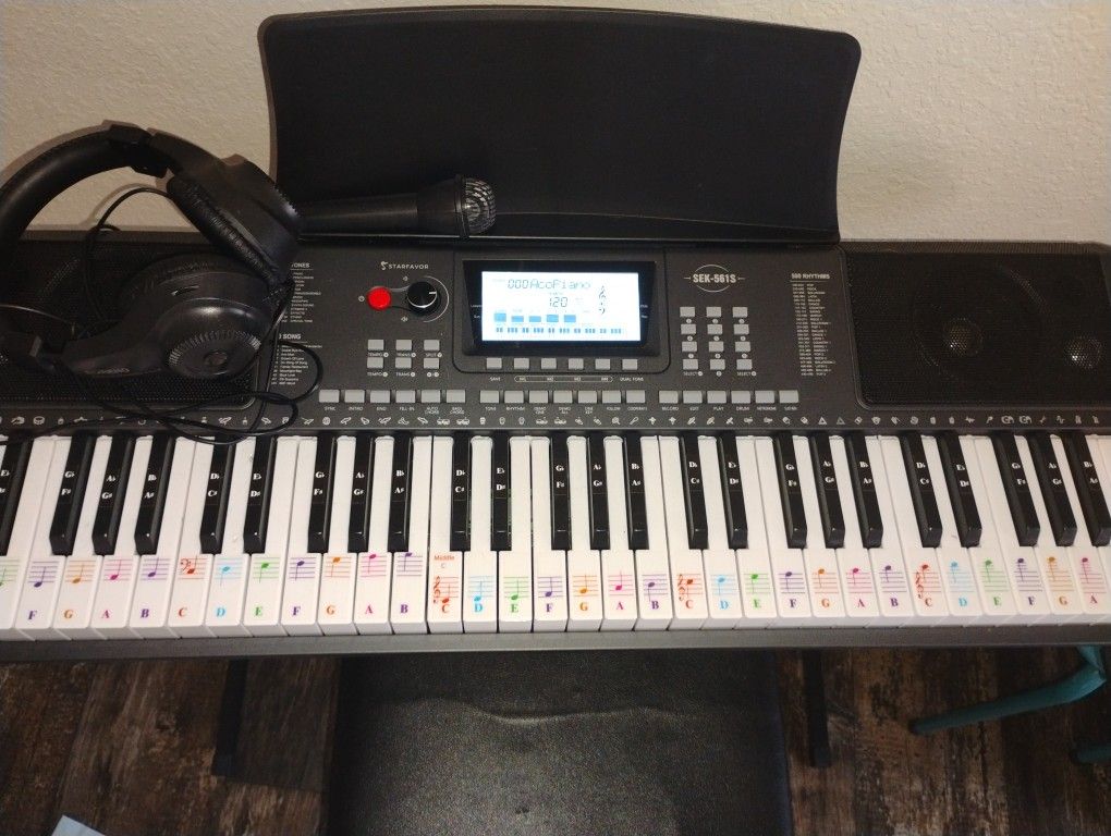 61 key keyboard