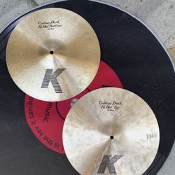 Zildjian K Custom Series 14” Dark Hi Hat Drum Cymbals BRAND NEW Retails for $629
