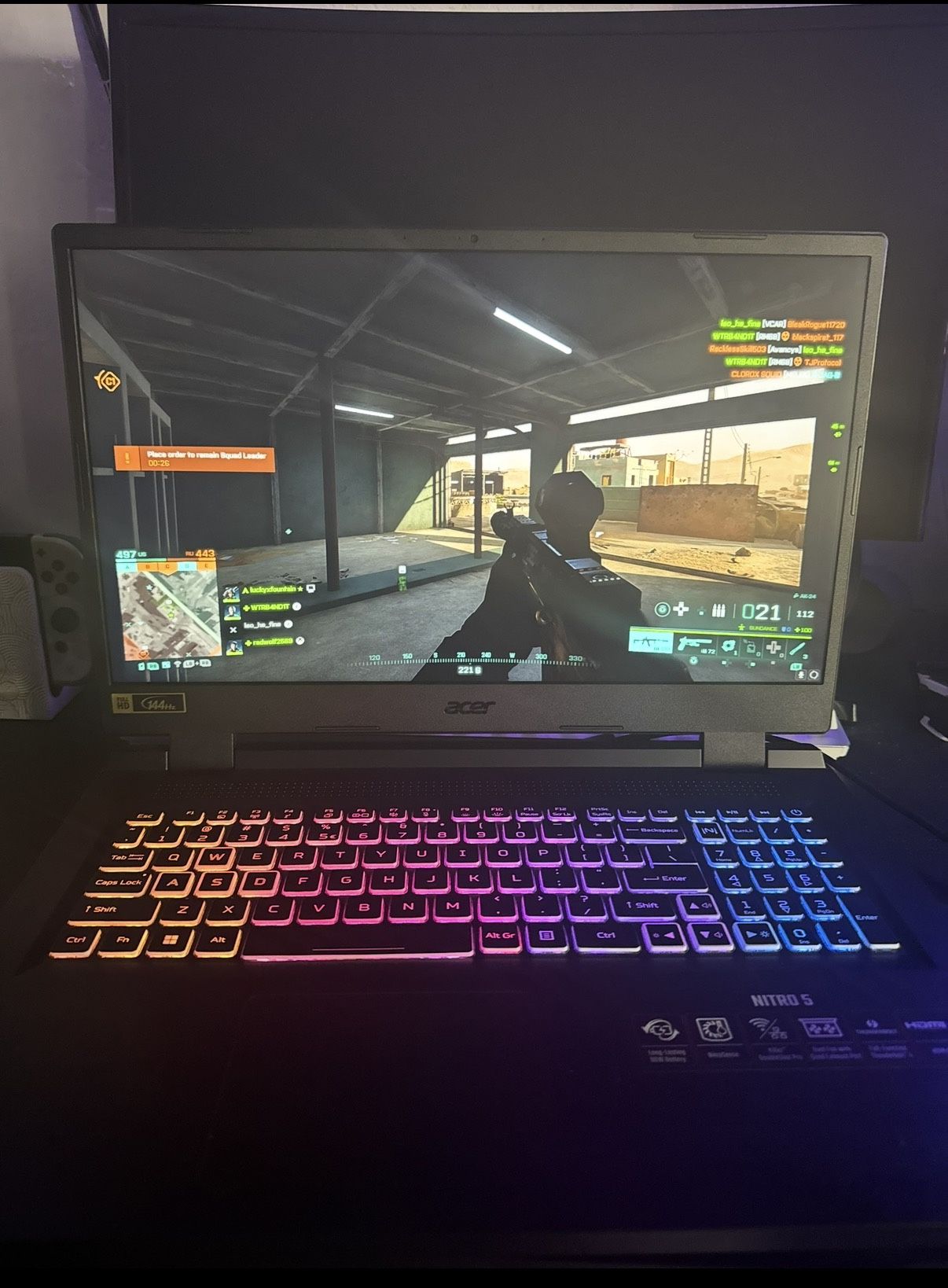 Acer Nitro 5 17.3” i5-12500H RTX 3050 Laptop