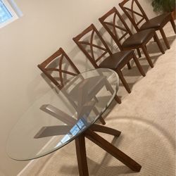 Dining Room Table With 4 Chairs