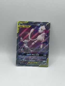 Non TCG Pokemon Mew & Mewtwo Gx Fan Art Card