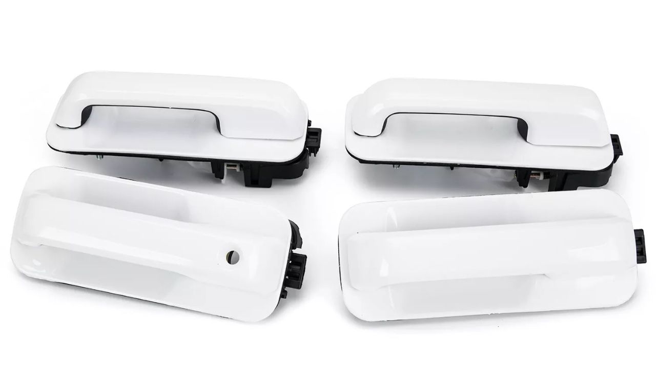 2017-2022 Ford F250, F350 New Pearl White Door Handled For crew cab (4 Handles)