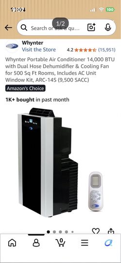 Whynter portable AC 14000BTU